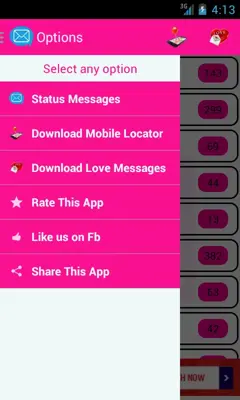 Status Messages android App screenshot 2